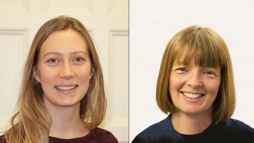 Headshots of Jess Conway and Susan Morrow