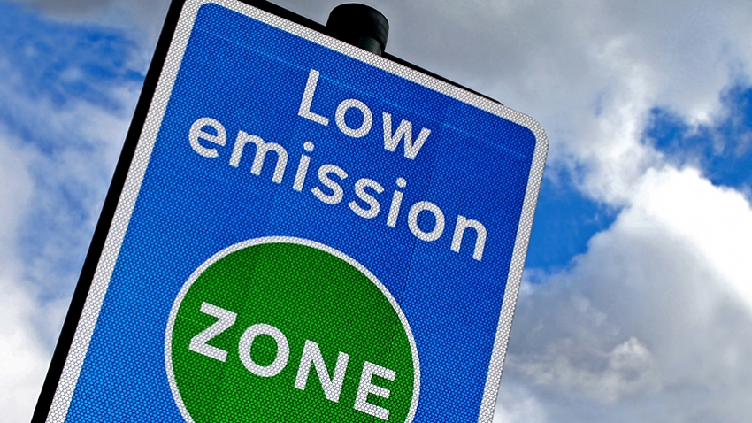 Image of Low Emission Zone sign