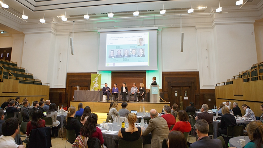 Photograph of panel session at the ASM 2019
