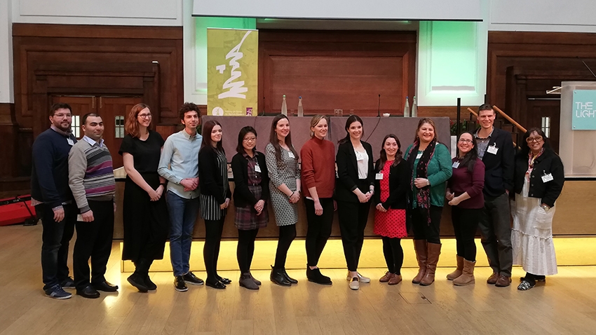 Some of the Centre's current PhD students taken at the Annual Scientific Meeting 2019