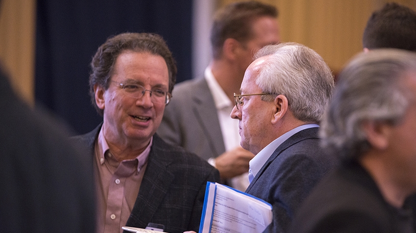 Fernando Martinez (left) pictured with Stan Szefler (right) at the AUKCAR ASM 2016